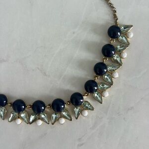 Elegant Navy and Gold Necklace